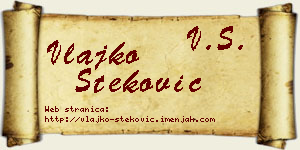 Vlajko Steković vizit kartica